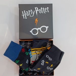 Caja calcetines Harry Potter pack-3